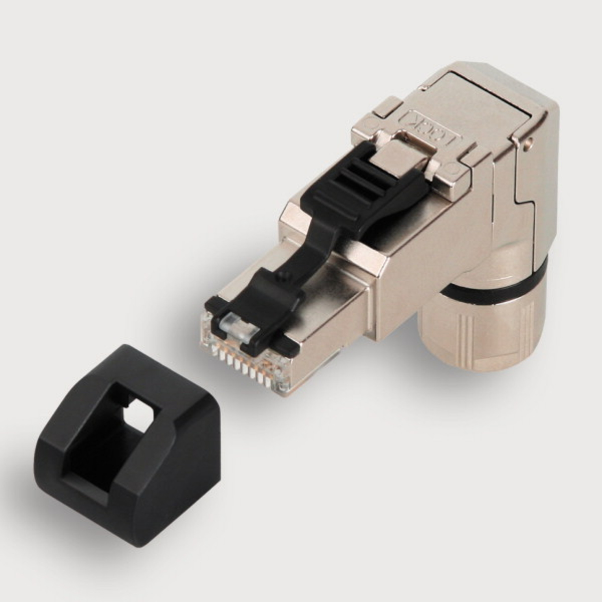 rj45 connect how cable to RJ45  Inc. Lutze connector   490178